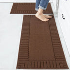 Striped Bordered Kitchen Anti Skid Mats