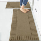 Striped Bordered Kitchen Anti Skid Mats