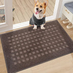 Embossed Waffle Pattern Front Door Mats