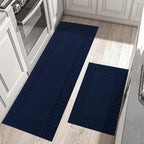 Striped Bordered Kitchen Anti Skid Mats