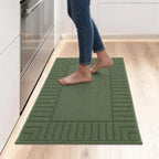 Striped Bordered Kitchen Anti Skid Mats