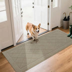 Embossed Diamond Lattice with Border Door Mats