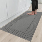 Striped Bordered Kitchen Anti Skid Mats