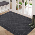 Embossed Diamond Lattice with Border Door Mats