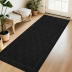 Embossed Diamond Lattice with Border Door Mats