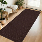 Embossed Diamond Lattice with Border Door Mats