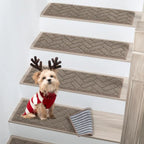 Herringbone Pattern Slip Resistant Mats for Steps