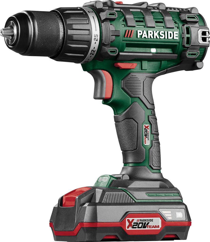 PARKSIDE® 20V 2in1 Akku-Bohrschrauber Starterset PABS 20-Li G8