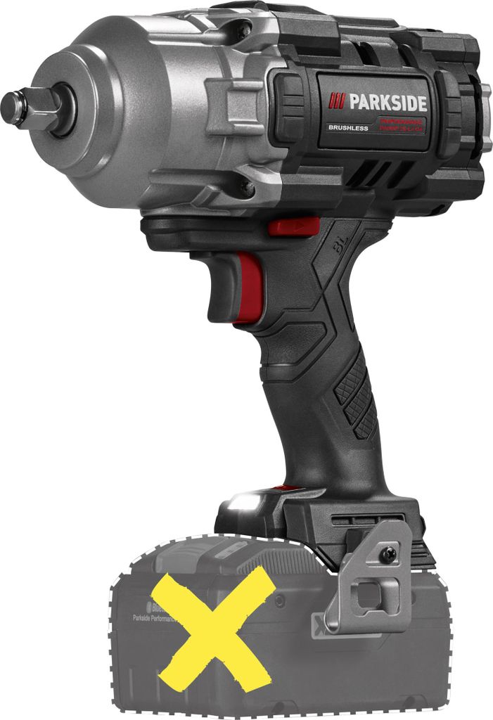 PARKSIDE PERFORMANCE® 20 V Akku-Drehschlagschrauber »PASSP 20-Li C4«, ohne Akku und Ladegerät